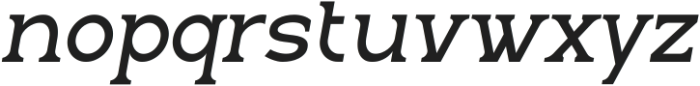 Harbourger Italic ttf (400) Font LOWERCASE