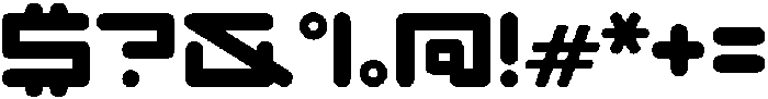 Hard Signal Regular otf (400) Font OTHER CHARS