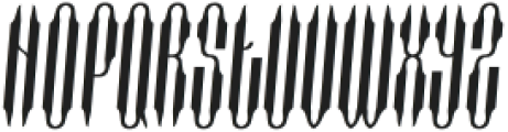 Hardcoran Regular otf (400) Font UPPERCASE