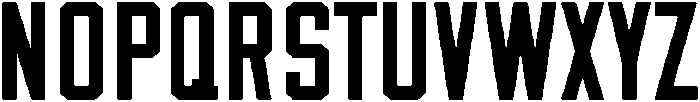 Hardcore otf (400) Font UPPERCASE