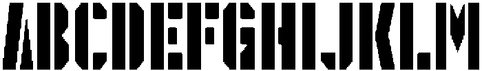 Hardcut Regular otf (400) Font UPPERCASE