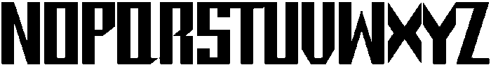 Hardline Regular otf (400) Font UPPERCASE