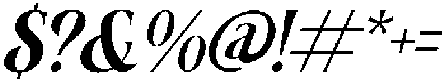 Hardmix Italic otf (400) Font OTHER CHARS
