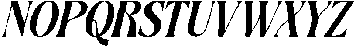 Hardmix Italic otf (400) Font LOWERCASE