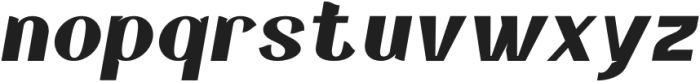 Hareva Medium Italic otf (500) Font LOWERCASE