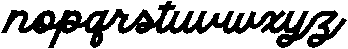 Harfiola Italic otf (400) Font LOWERCASE