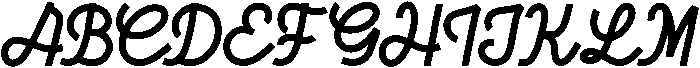 Harfiola otf (400) Font UPPERCASE
