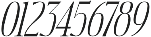Harfterd Italic otf (400) Font OTHER CHARS