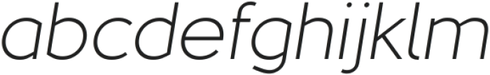 Hargreave Light Italic ttf (300) Font LOWERCASE