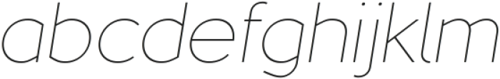 Hargreave Thin Italic ttf (100) Font LOWERCASE