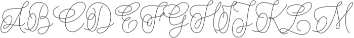 HarietteSofirya-Regular otf (400) Font UPPERCASE