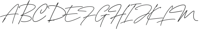 Harington Signature otf (400) Font UPPERCASE