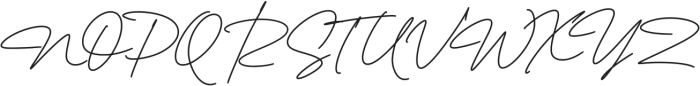 Harington Signature otf (400) Font UPPERCASE