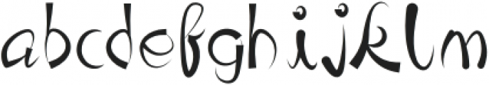 Hark1945 Regular otf (400) Font LOWERCASE