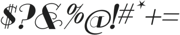 Harker Square Italic otf (400) Font OTHER CHARS
