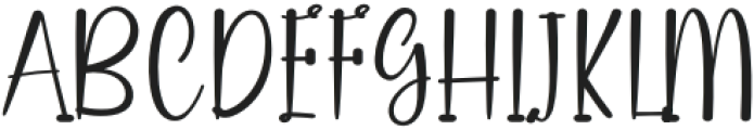 Harlen Regular otf (400) Font UPPERCASE