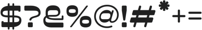 Harlon Round otf (400) Font OTHER CHARS