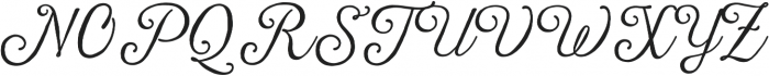 Harman Script otf (400) Font UPPERCASE