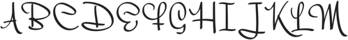 Harmona Script otf (400) Font UPPERCASE