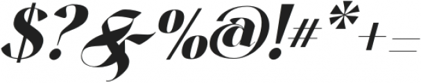 Harmond Black Italic otf (900) Font OTHER CHARS