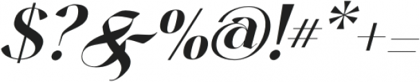 Harmond-BoldItalic otf (700) Font OTHER CHARS