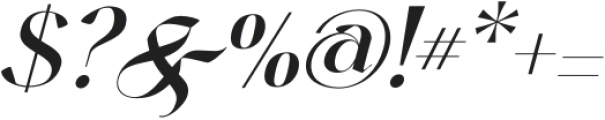Harmond Semi Bold Italic otf (600) Font OTHER CHARS