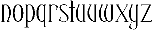 Harmonia-Regular otf (400) Font LOWERCASE