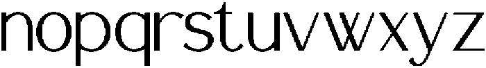 Harmonius Regular otf (400) Font LOWERCASE