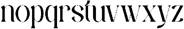 Harmony Dream Regular otf (400) Font LOWERCASE