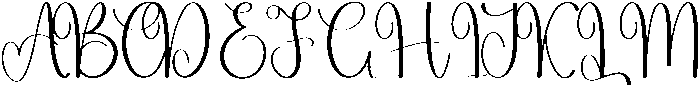Harmony Regular otf (400) Font UPPERCASE
