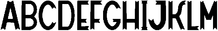 Harmony Regular otf (400) Font UPPERCASE