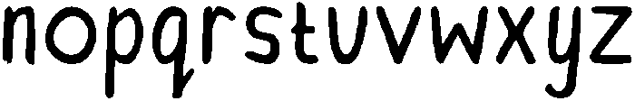 Harmony Regular otf (400) Font LOWERCASE