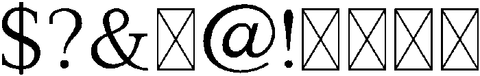 Harmony Regular otf (400) Font OTHER CHARS