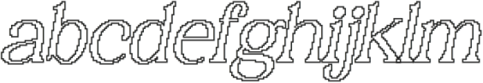 Harnold Pixel Outline otf (400) FONT