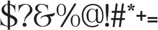 Harnold Regular otf (400) Font OTHER CHARS