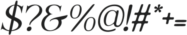 HarnoldDrawn-Italic otf (400) Font OTHER CHARS