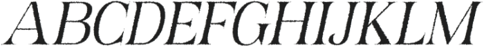 HarnoldRough-Italic otf (400) Font