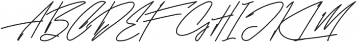 Harris Signature otf (400) Font UPPERCASE