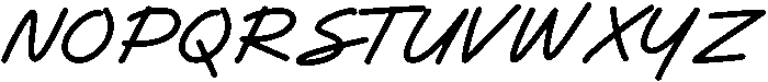 Harsh Regular otf (400) Font UPPERCASE