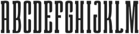 Harsoven Regular otf (400) Font UPPERCASE