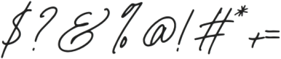 Hartens Script otf (400) Font OTHER CHARS