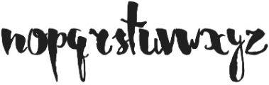 Harvest otf (400) Font LOWERCASE