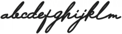 Harvey Dent Signature Script otf (400) Font LOWERCASE
