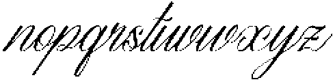 Harvintelis Italic otf (400) Font LOWERCASE