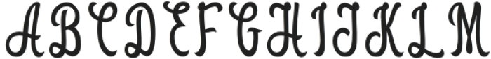 Hasmuter Regular otf (400) Font UPPERCASE