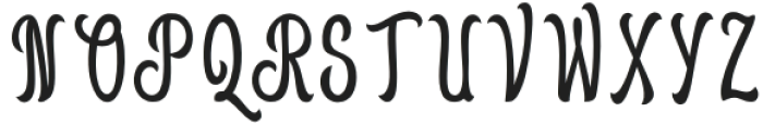 Hasmuter Regular otf (400) Font UPPERCASE