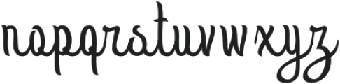 Hasmuter Regular otf (400) Font LOWERCASE