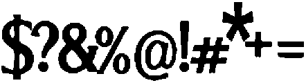 Haso ttf (400) Font OTHER CHARS