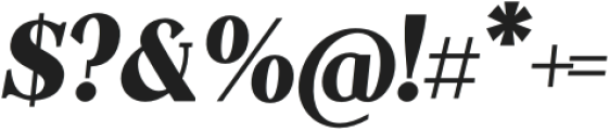 Hastafi Swash Bold Italic otf (700) Font OTHER CHARS