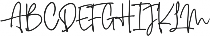 Hastery Signature otf (400) Font UPPERCASE